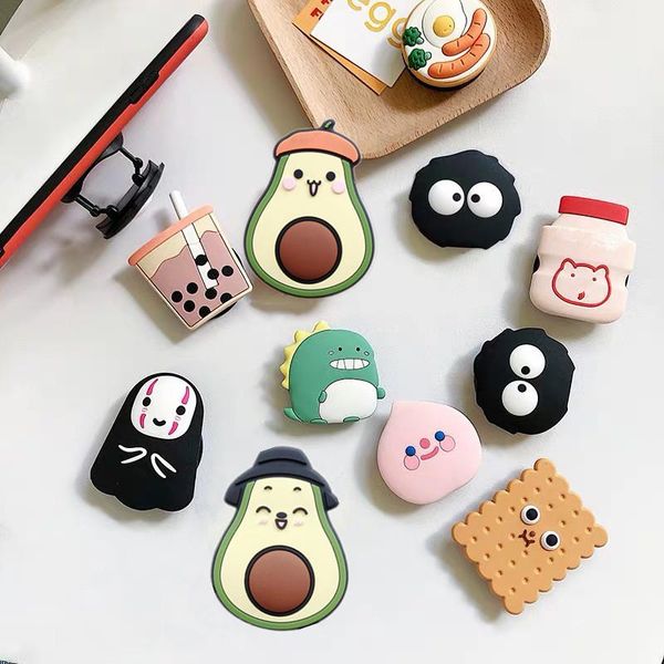 

cell phone mounts & holders universal 1pc cute mobile holder animal fold extension finger cartoon convenient