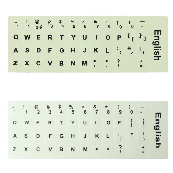 

keyboard covers fluorescent stickers luminous waterproof protective film h55f