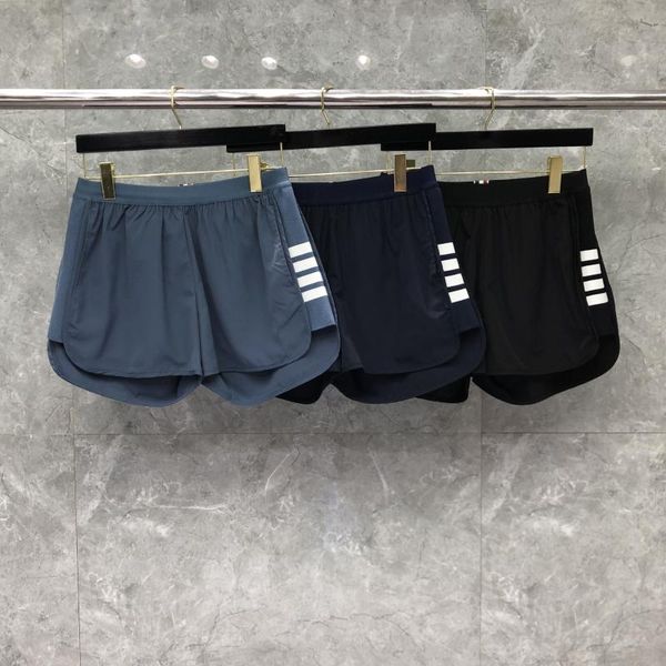 

women's shorts 2021 fashion brand casual women summer beach sports trousers striped quick-drying jogger track, White;black