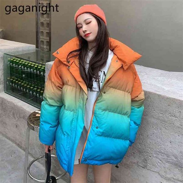 Mode Frauen Parkas Dicke Warme Wintermantel Koreanische Büro Dame Multi-Color Outwear Weibliche Mäntel 210601