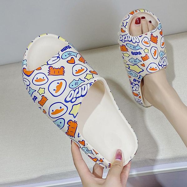 

slippers lisapie slides women comfortable cartoons designer summer women's slide bone casual beach shoes sandals, Black