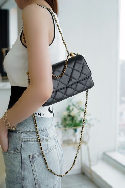 

classic designers shoulder bags handbags woman fashion genuine leather designer handbag women flap letters black crossbody bag size :14.5-22