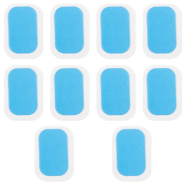 

accessories 10pcs replacement gel stickers patch pads silicone hydrogel mat for wireless smart ems abdominal muscles training body massager