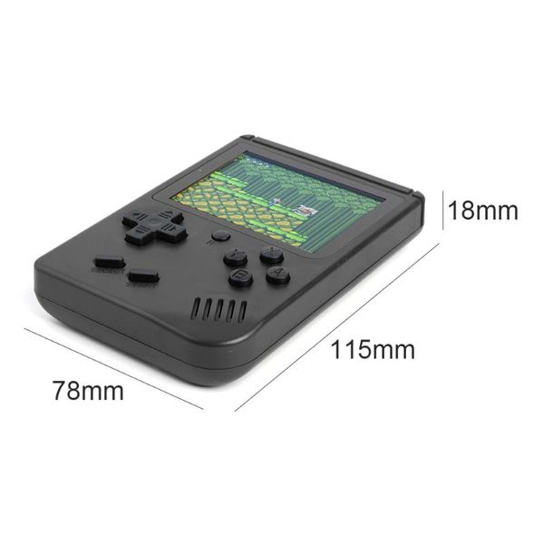 

portable 3.0 inch screen video games console 320x240 machine built-in 520 retro 700mah rechargeable battery game players