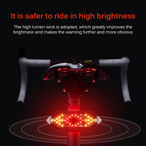 

bicycle steering tail light with horn mountain bike warning riding equipment lamp accessories lights