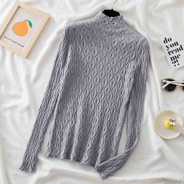 

women's sweaters long sleeve autumn hollow mesh out solid sweater mujer stocking thin female pull femme ylsq, White;black