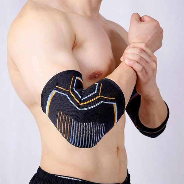 

elbow & knee pads sports arm sleeve armband elastic compression support brace gym basketball volleyball pad protector, Black;gray