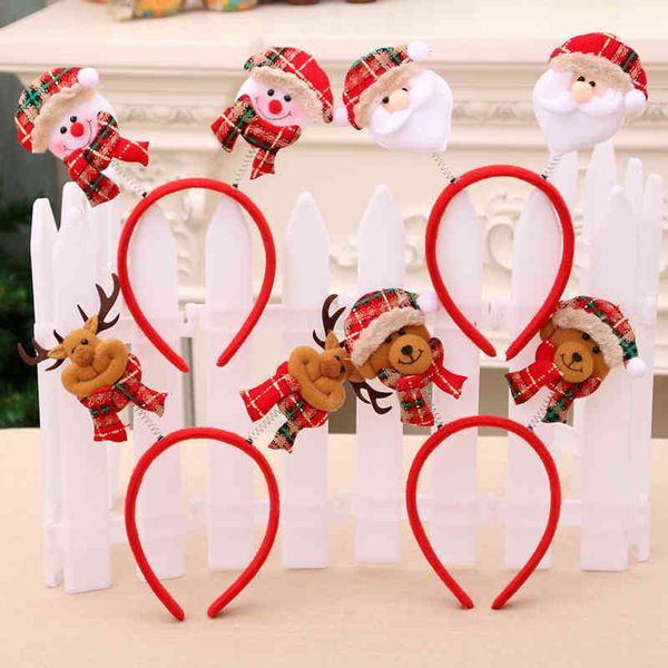

christmas new head hoop buckle hair children's gifts party supplies decorations