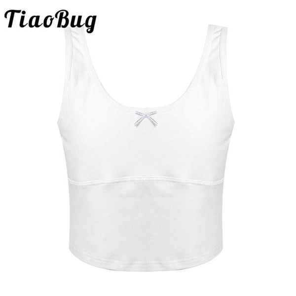

summer baby girls undershirts cute tank bowknot kids underwear cotton toddler sports children singlet gym clothing, White;black