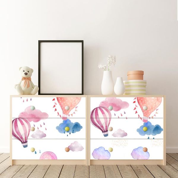 

wallpapers balloon girl cartoon furniture decal wallpaper living room adhesive wall paper waterproof sticker for children