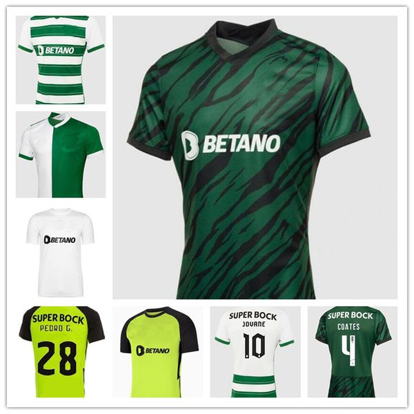 

sporting cp 21 22 lisboa soccer jerseys lisbon jovane sarabia vietto coates acuna home away 3rd 4th 2021 2022 fourth clube de football shirt, Black;yellow