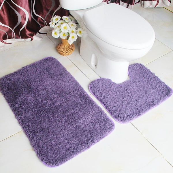 

cushion/decorative pillow soft lamb plush bathroom mat toilet 4 solid colors rug household feet pad super bath mj807