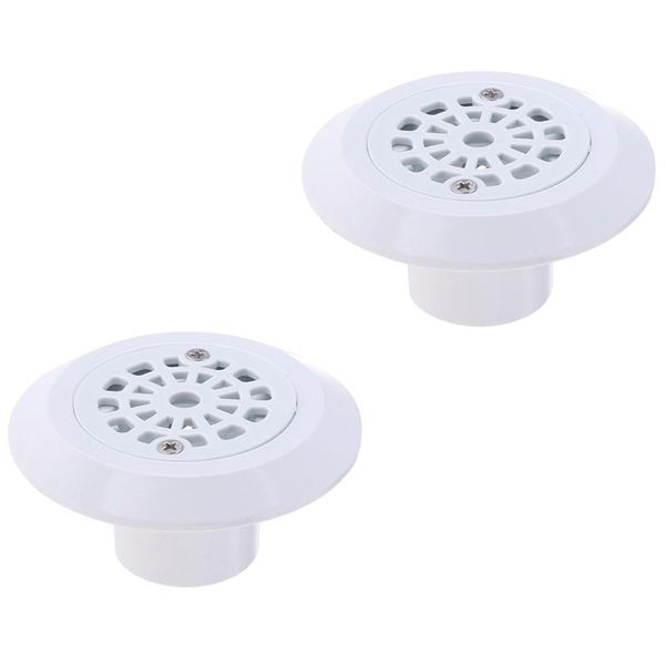 

pool & accessories -2pcs swimming replacement round abs drain water outlet