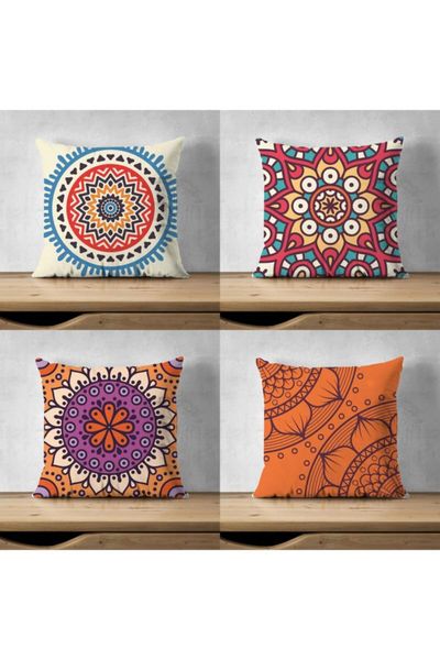 

pillow modern 4 set pillows for sofa style printed cushions 2021