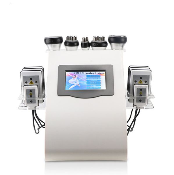 

6 in 1 ultrasound slimming 40k radio freuqnecy rf vacuum cavitation laser liposuction lipo fat loss skin tightening beauty machine