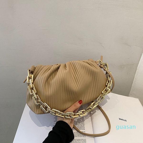

fashion armpit bag stripe acrylic chain bag women's net red ins msenger bag