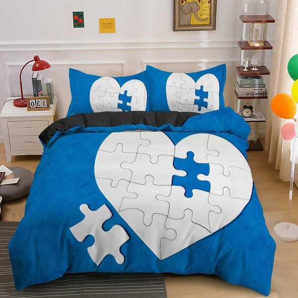

bedding sets 3d set love heart print comforter cover duvet with 1/2 pillowcases
