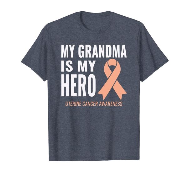 

Uterine Cancer Support - My Grandma is My Hero Shirt, Mainly pictures