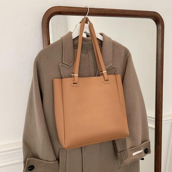 

evening bags tote bag women shoulder female designer handbag purse fashion 2021 trend pu leather all-match high capacity solid color