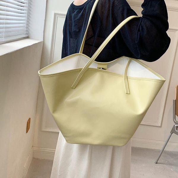

evening bags leisure lazy large handbag 2021 comfortable and versatile capacity soft foldable shoulder bag travel shopping office main