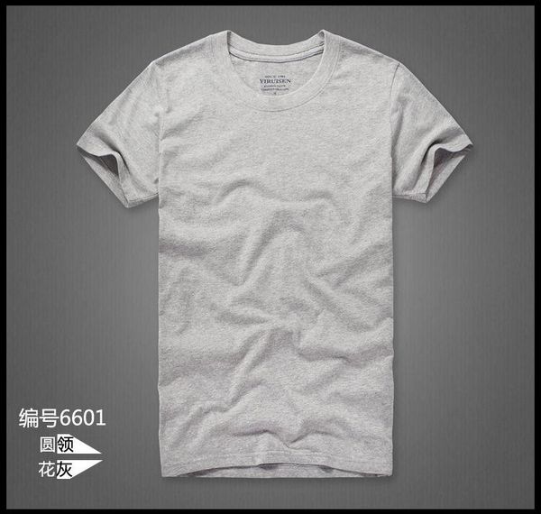 

men's t-shirts t-shirt short-sleeved round neck pure cotton solid color bottoming shirt summer cl2, White;black