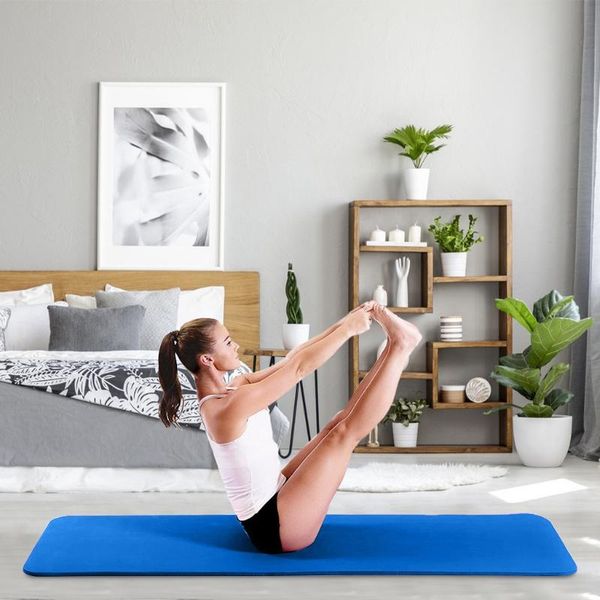 

yoga mats 0.4 inch nonslip thick mat set,extra high density anti-tear exercise for aerobic home gym fitness