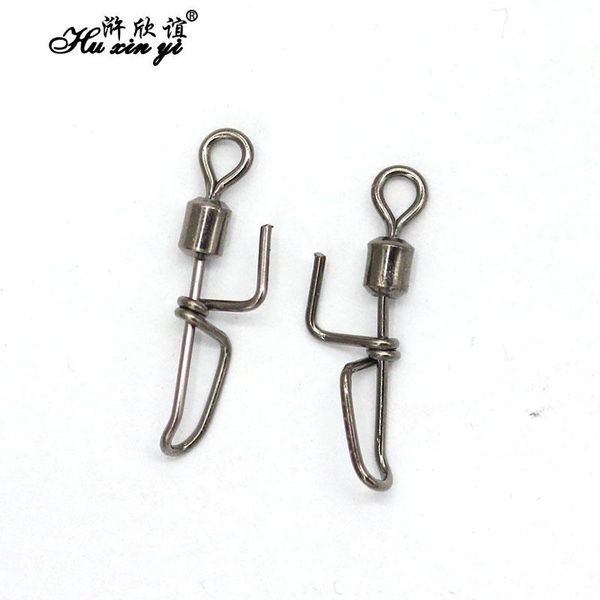 

fishing hooks hxy 30pcs size6# sea rigs cascade clip down rolling swivels with bait connector