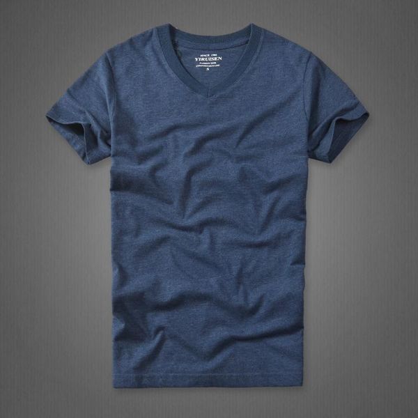 

men's t-shirts t shirt men 100% cotton solid v-neck short sleeve, White;black