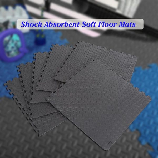 

yoga mats 12pcs 30x30cm mat eva soft protective floor anti-slip bubble bowl foam training workout fitness cushion exercise