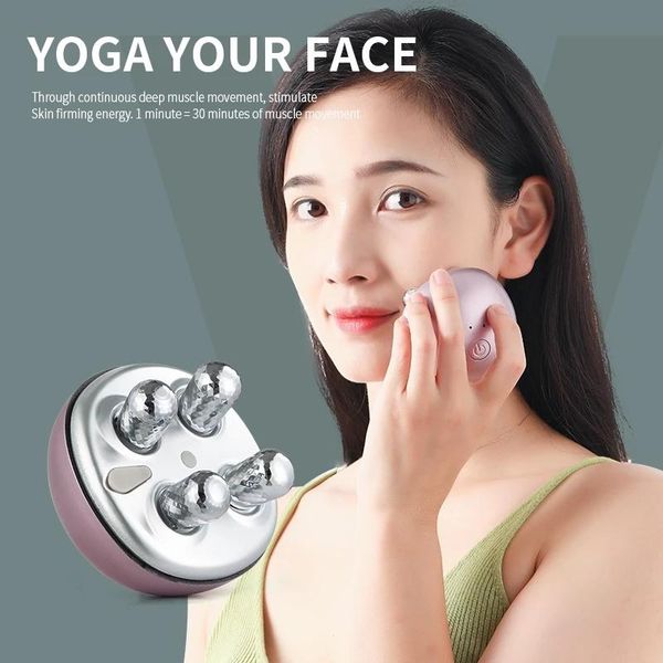 

electric massagers ems 3d face massager micro current anti wrinkle roller back neck masssge tool multifunction imitation hand lifting skin