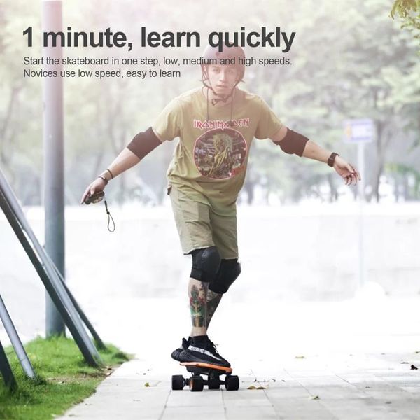 

skateboarding 75mm pu wheels portable longboard electric skateboard motor mount for sale