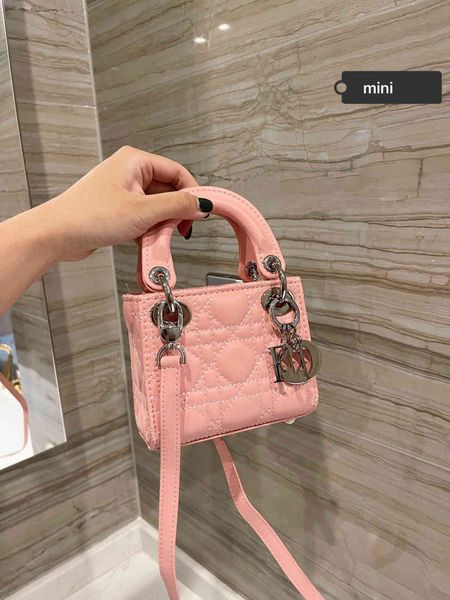

handbag dijia micro mini princess bag high version small sheepskin portable single shoulder messenger cute women's, Black;red
