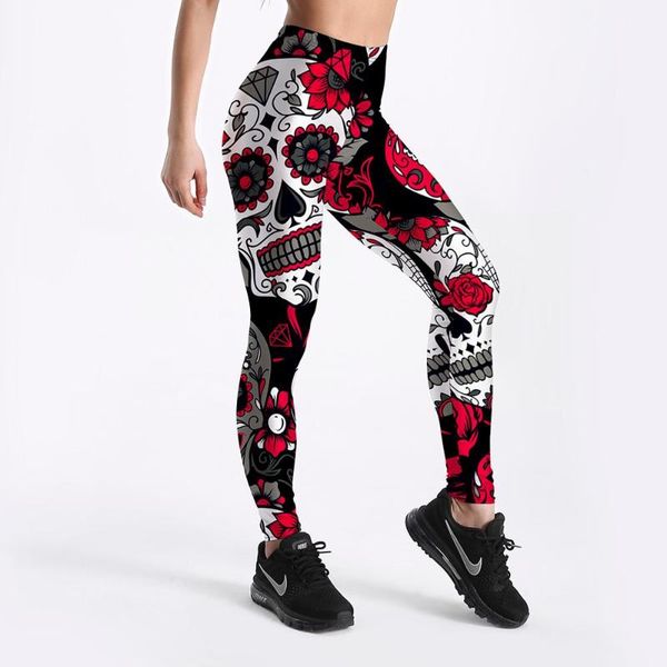 

qickitout 12% elastano moda dos desenhos animapresso legdos sorvete deus cavalo cging das mulheres estrela calÃ§as de estiramento women', Black