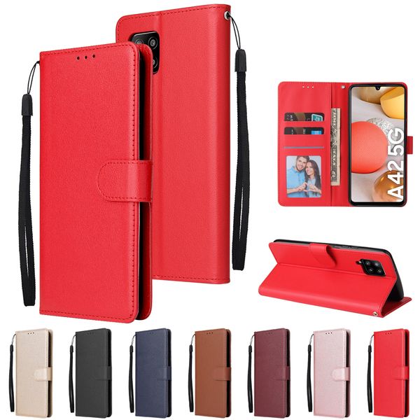 

hs pu leather wallet pframe card slot cases for samsung s20 s21 fe a02 a12 a32 4g 5g a42 a52 a72 a22 a82 a03s m32 a02s a21s a21 a31 a51 a71