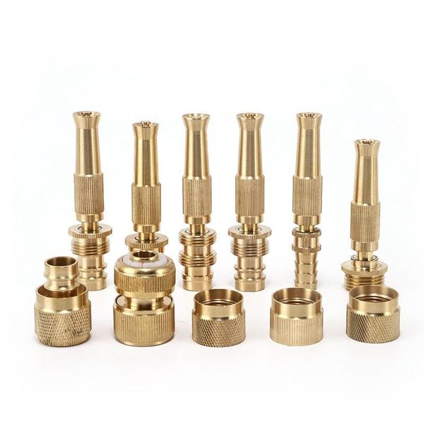 

watering equipments all copper spray gun connector high pressure car wash water home garden hose nozzle sprinkler