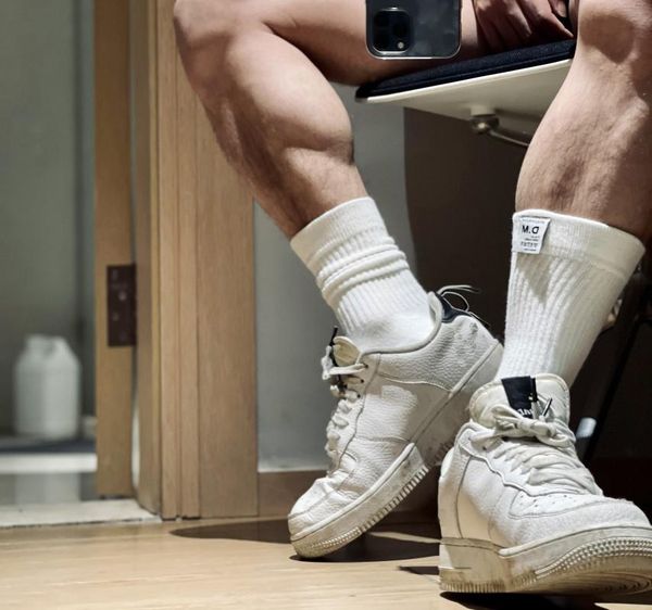 

men's socks 1pair fashion white black unique gay men nylon sports tube comfortable
