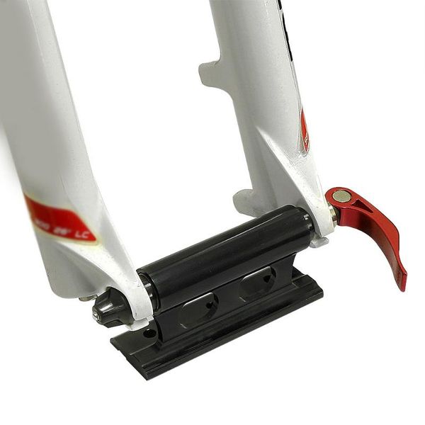 

car & truck racks bike fork mount bicycle block rack carrier alloy quick release skewer thru axle accessorie