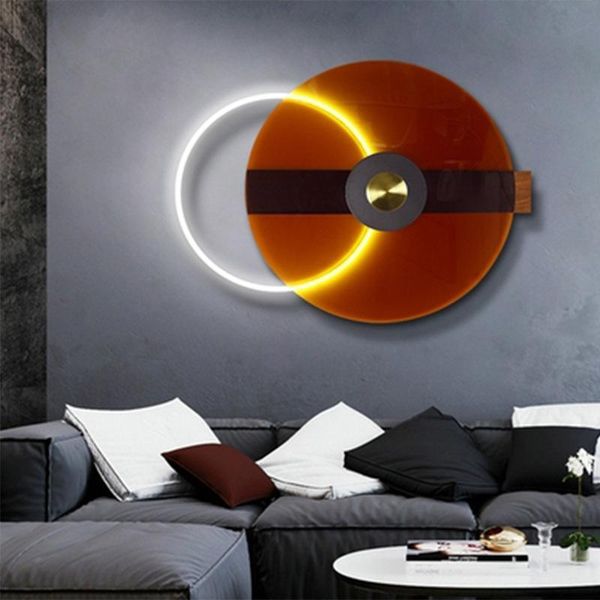 

wall lamp modern led stone bedroom light abajur home deco beside