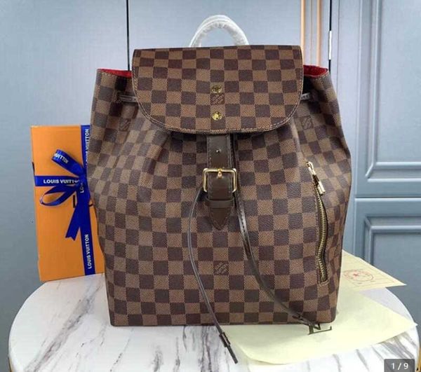 

fashion bags brand oxidized business designer backpacks luxury women shows m41578 leather brown totes messenger bucket backpack