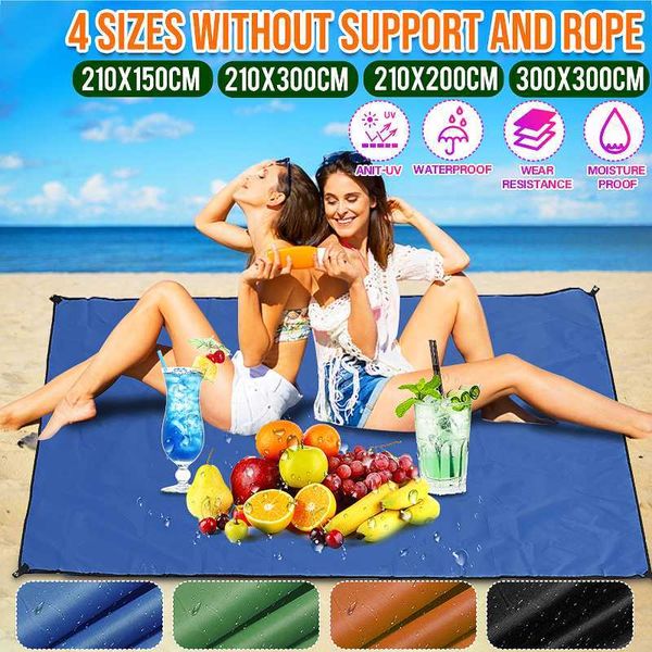 Palavras-chave portátil piquenique piquenique À prova d 'água areia praia mochila outdoor camball tenda tampa cobertor lavável handy plus espesso camadas areia