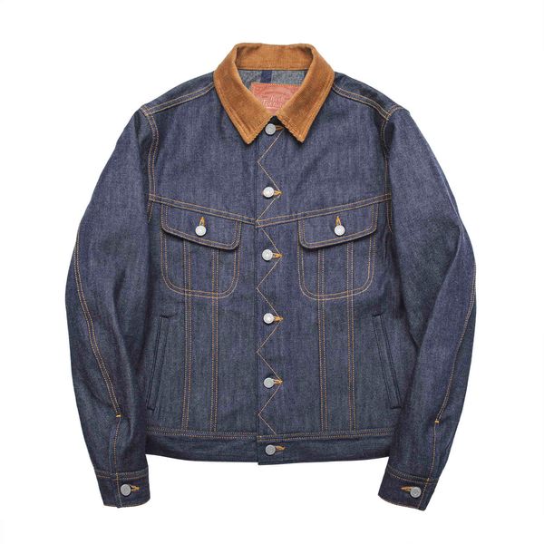 

downs red tornado 101 storm rider denim men's blanket lined cowboys jean jacket, Black