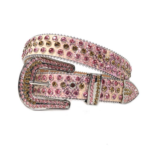 

belts new western cowgirl cowboy rhinestones fashion luxury strap diamond studded belt for women men pin buckle jeans 9uz7, Black;brown