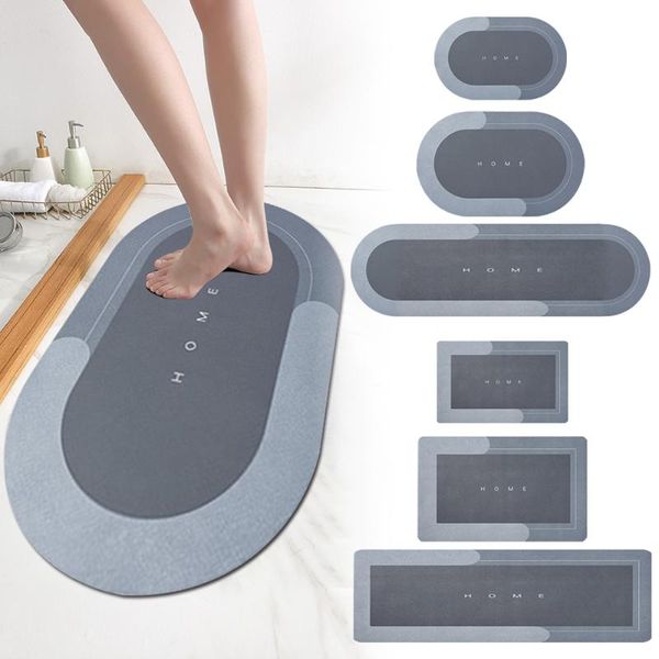 

carpets super absorbent floor mat quick drying bathroom non-slip door carpet easy to clean home oil-proof kitchen 45x150cm