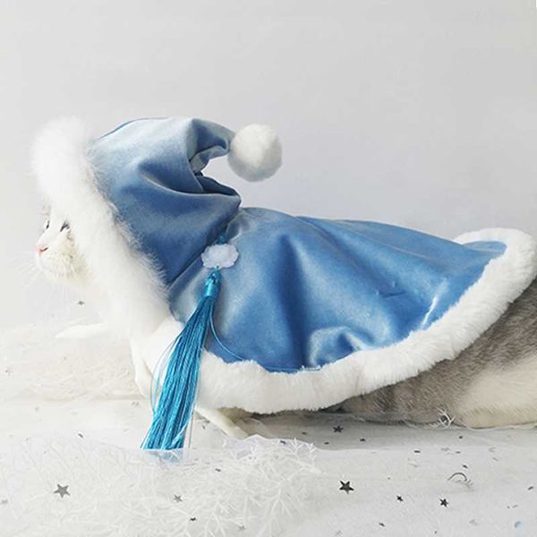 

cat costumes pet dog winter warm cloak cape cosplay