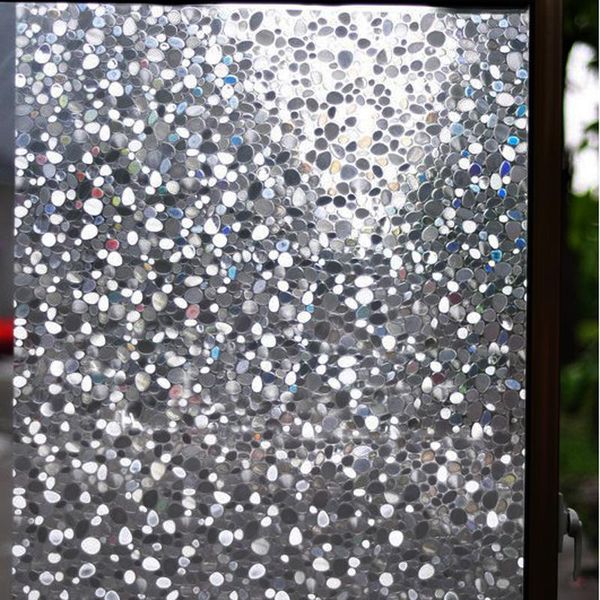 

laser window stickers static self-adhesive film glass decorative decal sticker home cafe decor 45-90cm