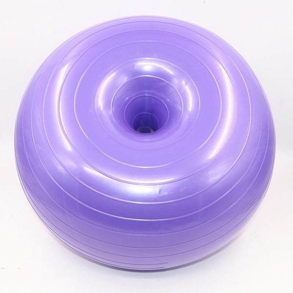 

donut yoga ball thicken explosion-proof inflatable fitness with inflator balls