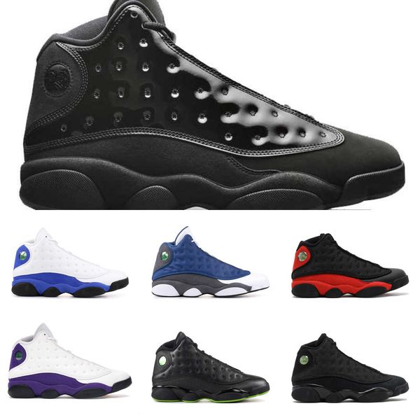

13 13s men basketball shoes court purple low chutney cap and gown black cat hyper royal chicago size 7-13me3x