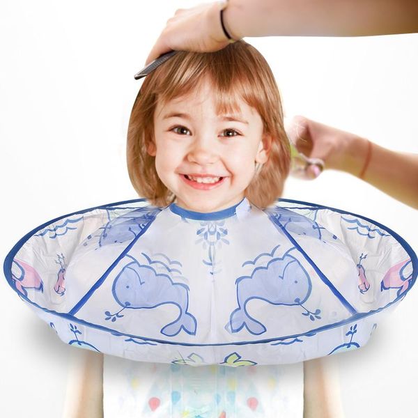 

aprons diy apron kids hair cutting coat cloak umbrella cape wrap shave barber gown cover household cleaning protecter