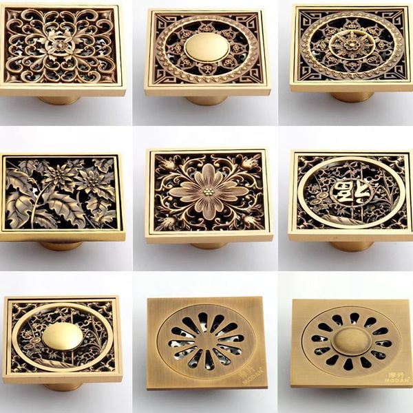 

other bath & toilet supplies euro floor drains antique brass shower drain bathroom deodorant square strainer cover grate waste