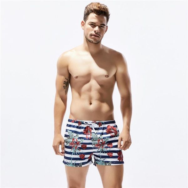 

one-piece suits a134 18 different print beach shorts men swimwear sunga summer vacation board swimsuit swim trunk boxer briefs